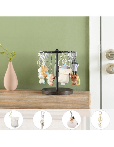 Organizador de Gafas Mkono Soporte para 12 Pares Negro