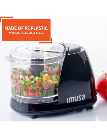 Picador Mini Eléctrico IMUSA GAU-80319B 1.5 Tazas Negro