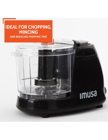 Picador Mini Eléctrico IMUSA GAU-80319B 1.5 Tazas Negro