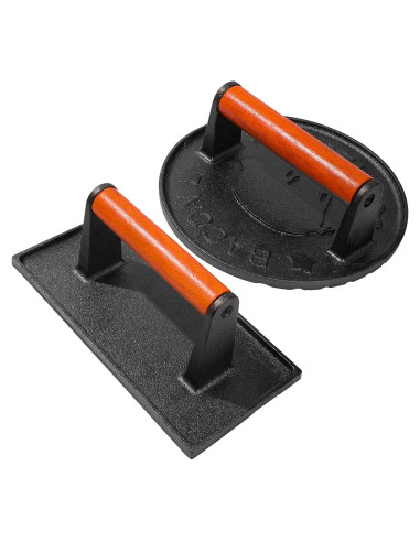 Prensa de Tocino Hierro Fundido Vivicreate 2 Pcs 20x17 cm