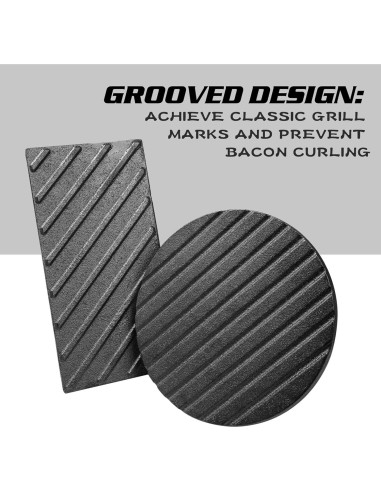 Prensa de Tocino Hierro Fundido Vivicreate 2 Pcs 20x17 cm