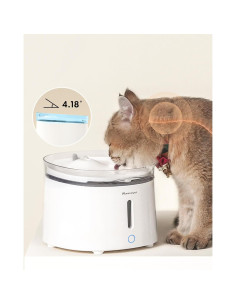 Fuente de Agua Silenciosa HomeRunPet 2L para Gatos y Perros 2