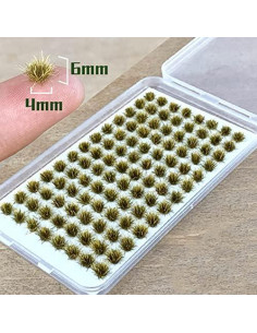 Kit de Hierba Estática Rileryan 208 Pcs Miniatura Diorama 2