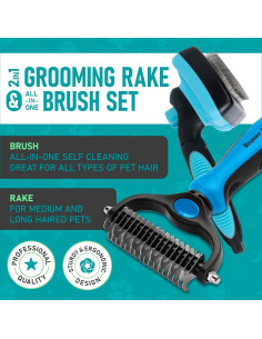Rastrillo y Cepillo para Perros Maxpower Planet - Grande 2
