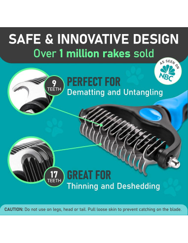 Rastrillo y Cepillo para Perros Maxpower Planet - Grande