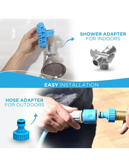 Cepillo de Baño Aquapaw Pro para Perros - Ducha y Fregador 2.44m