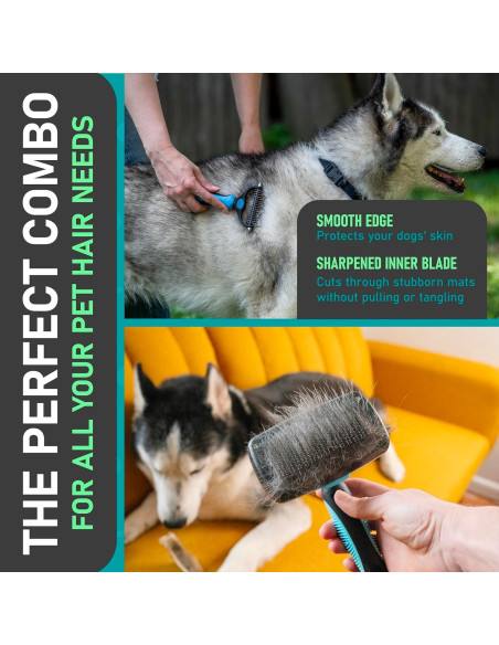 Rastrillo y Cepillo para Perros Maxpower Planet - Grande