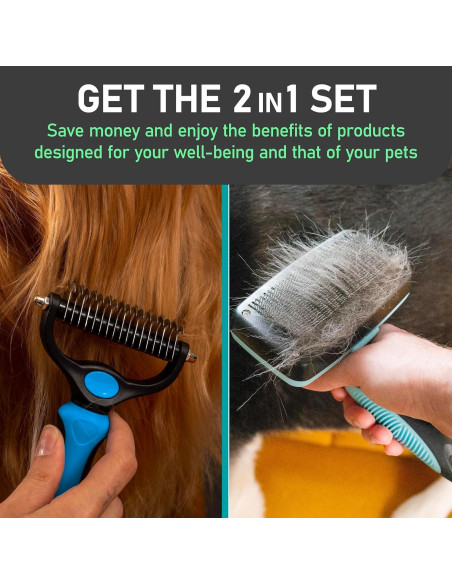 Rastrillo y Cepillo para Perros Maxpower Planet - Grande