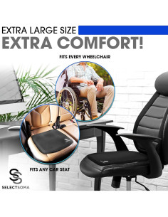 Cojín de Gel Grande SelectSoma para Alivio de Dolor Espalda 2