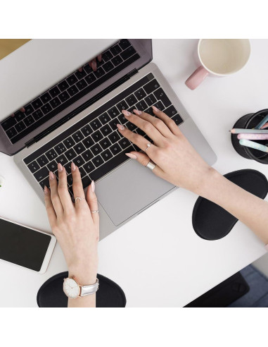 Reposamuñecas ergonómico MXCOIRTP, 2PCS, espuma viscoelástica