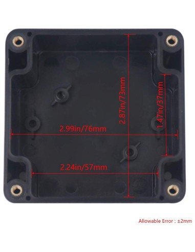 Caja de Conexiones IP65 Otdorpatio 2 Pcs 83x81x56mm ABS