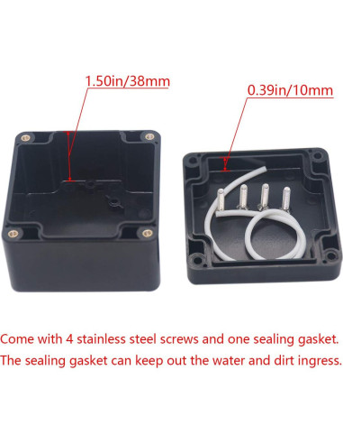 Caja de Conexiones IP65 Otdorpatio 2 Pcs 83x81x56mm ABS