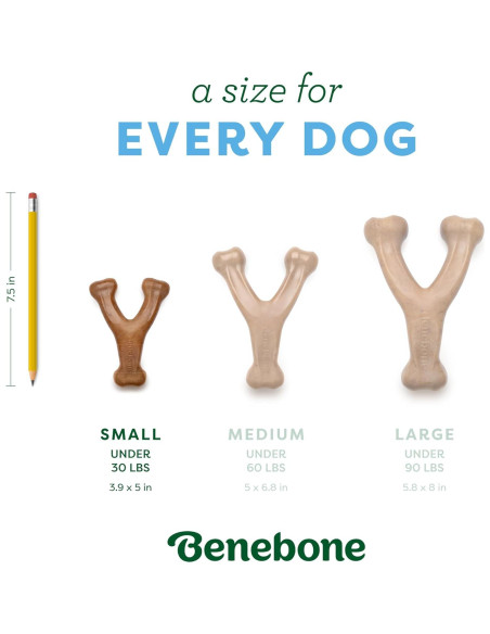 Benebone Wishbone Juguete Masticable para Perros Pequeños - Pato