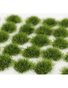 100 Tufts de Hierba Estática Verde Warmtree para Dioramas 2