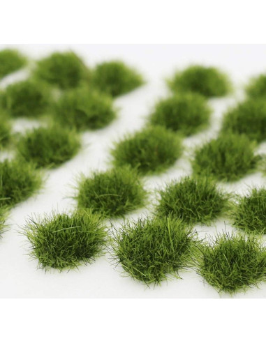 100 Tufts de Hierba Estática Verde Warmtree para Dioramas