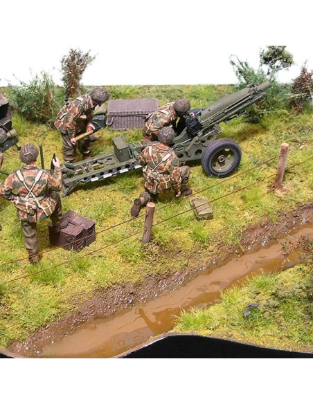 100 Tufts de Hierba Estática Verde Warmtree para Dioramas