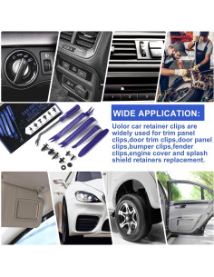 265 Piezas Clips de Retención Uolor para Automóviles 2