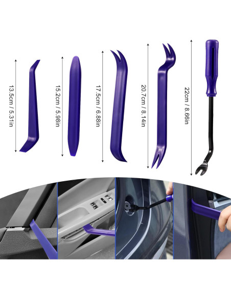 265 Piezas Clips de Retención Uolor para Automóviles