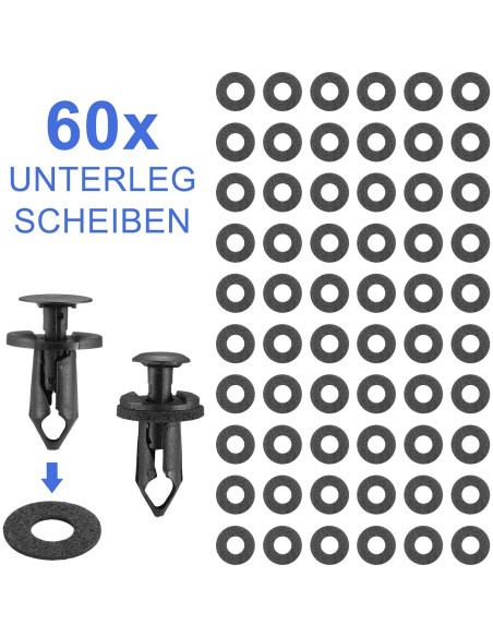 265 Piezas Clips de Retención Uolor para Automóviles