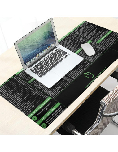 Alfombrilla de Ratón Extendida Granbey 80x30 cm Atajos Excel