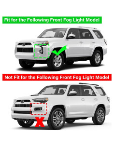 Calcomanías Luz Antiniebla Delantera RAVOTOM Toyota 4Runner 2014-2024 2