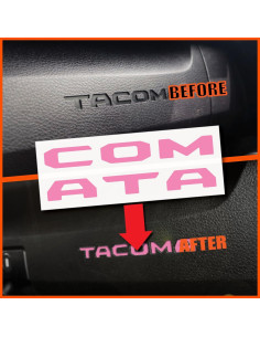 Calcomanías Vinilo UV 2 Sets Rosa Claro para Toyota Tacoma 2016-2023 2