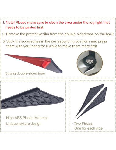 Calcomanías Luz Antiniebla Delantera RAVOTOM Toyota 4Runner 2014-2024