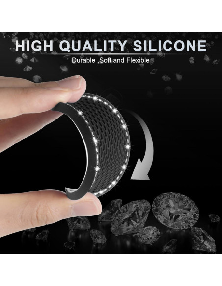 Posavasos Antideslizantes JUSTTOP para Auto - Negro 6.99 cm