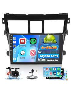 Estéreo de Coche Roinvou para Toyota Yaris Vios 2007-2013