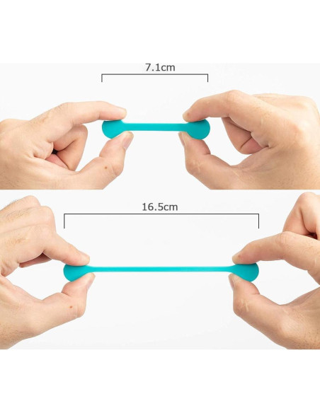 Correas Magnéticas Kanemc 10-Pack Silicona Multicolor 7.37 cm