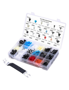 Kit de Clips de Retención Rexka 356 Piezas para Automóviles