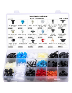 Kit de Clips de Retención Rexka 356 Piezas para Automóviles 2