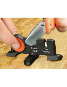 Afilador Pocket Outdoor Edge SX-100 2 Etapas Carburo/Cerámica 2