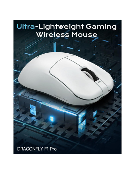 Ratón Gaming Inalámbrico VGN F1 Pro - 49g, 26K DPI, 6 Botones