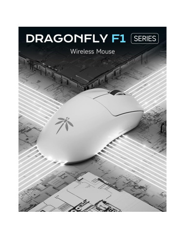 Ratón Gaming Inalámbrico VGN F1 Pro - 49g, 26K DPI, 6 Botones