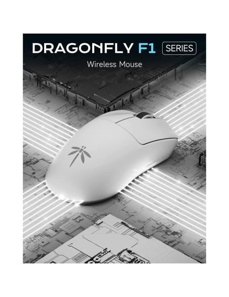 Ratón Gaming Inalámbrico VGN F1 Pro - 49g, 26K DPI, 6 Botones