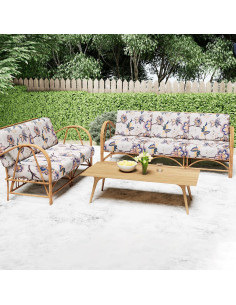 Fundas de Cojín Sofá Smiry Beige, Lavables y Antideslizantes 2