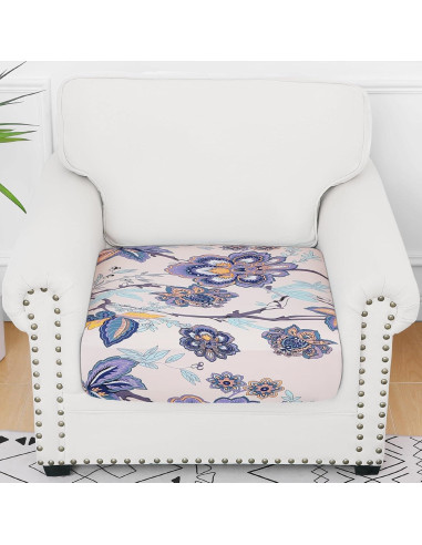 Fundas de Cojín Sofá Smiry Beige, Lavables y Antideslizantes