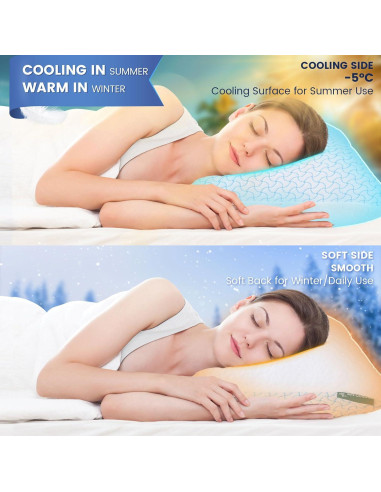 Almohada de Espuma de Memoria SUPA MODERN Reina Enfriamiento