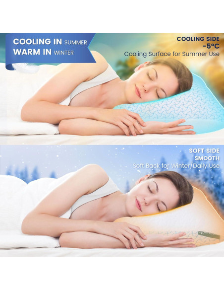 Almohada de Espuma de Memoria SUPA MODERN Reina Enfriamiento