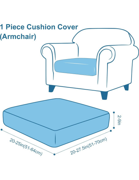 Fundas de Cojín Sofá Smiry Beige, Lavables y Antideslizantes