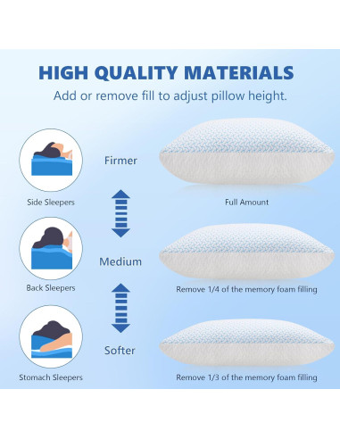 Almohada de Espuma de Memoria SUPA MODERN Reina Enfriamiento