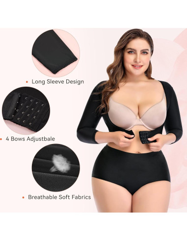 Faja de Brazo Plus Size Woahee para Mujer - Moldeadora 3/4