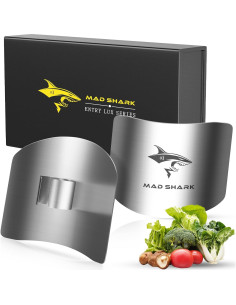 Protectores de Dedos MAD SHARK Acero Inoxidable 304 - 2 Piezas 2