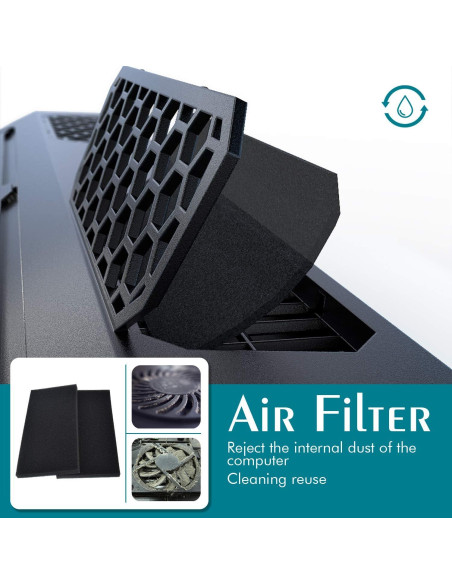 Almohadilla de Enfriamiento IETS GT300 para Laptop 14-17"