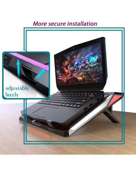 Almohadilla de Enfriamiento IETS GT300 para Laptop 14-17"