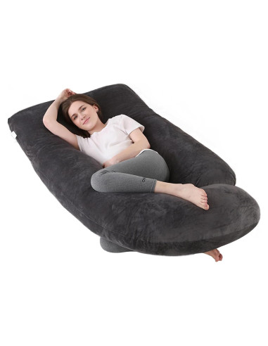 Almohada de Embarazo HychYAYA Forma de U+C 152.4x71.1cm