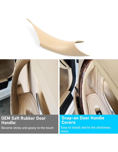 Cubiertas de Manijas de Puerta Jaronx 4PCS para BMW F34 F32