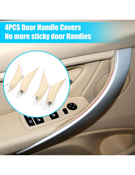 Cubiertas de Manijas de Puerta Jaronx 4PCS para BMW F34 F32