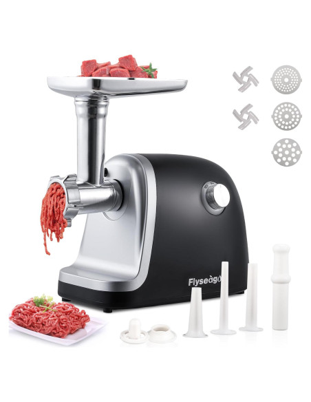 Picadora de Carne Eléctrica Flyseago 2700W con Accesorios
